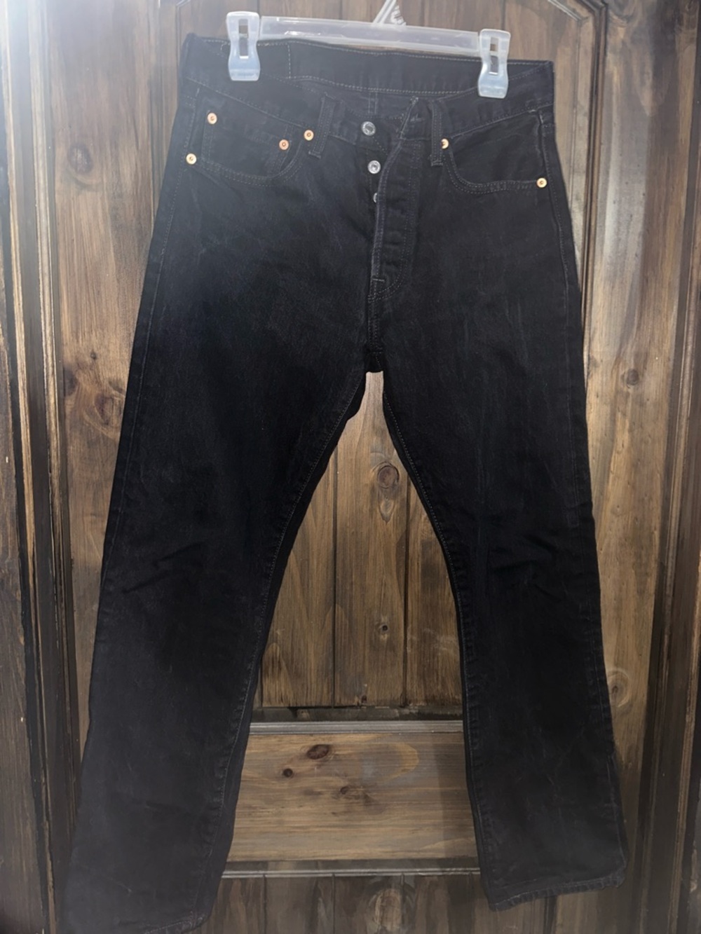 Levi's Black 501 Jeans size 31 X 30